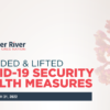 Lifting of COVID-19 Security Health Measures – As of March 31, 2022