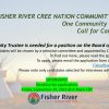 Call Out for (1) Community Trustee – Fisher River Community Trust