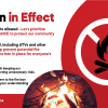 REMINDER – FIRE BAN IN EFFECT