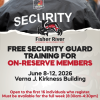 Free Security Guard Training for On-Reserve Members | June 8-12